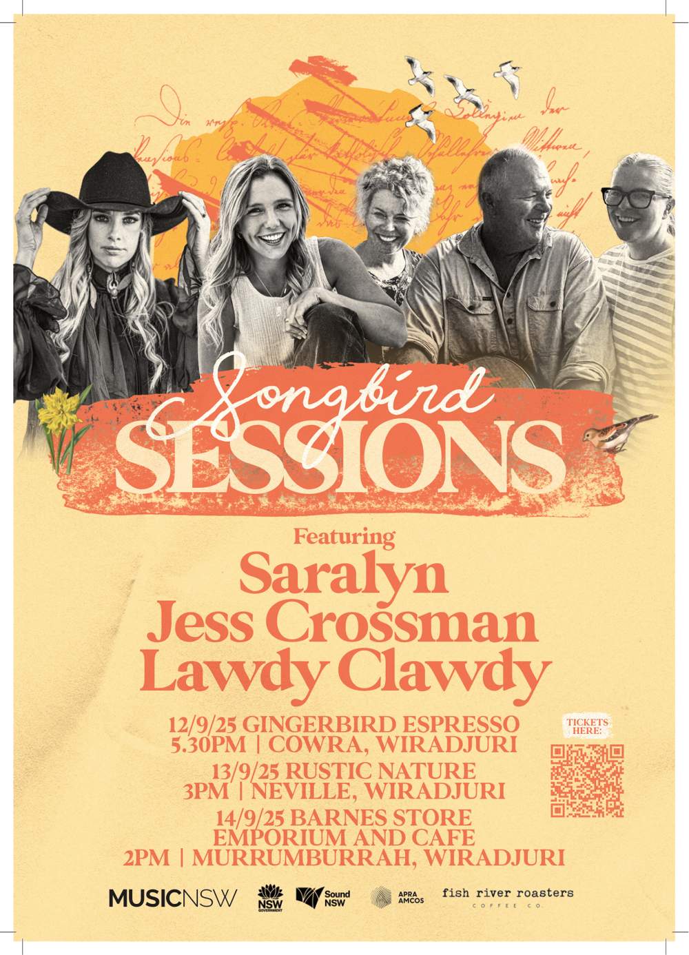 Songbirds Tour Poster